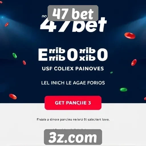 Promoções disponíveis para novos usuários no 47 bet